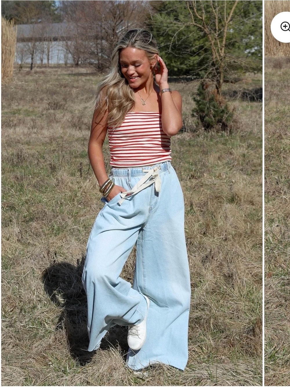 NWT By Together Sky high rise wide leg pant